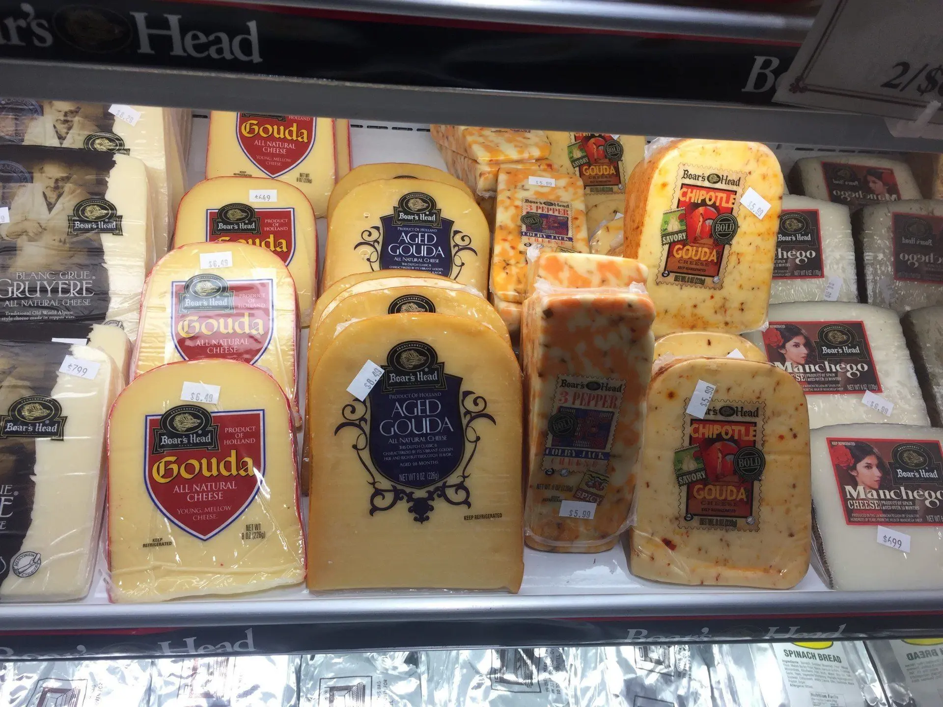 The cheese department case