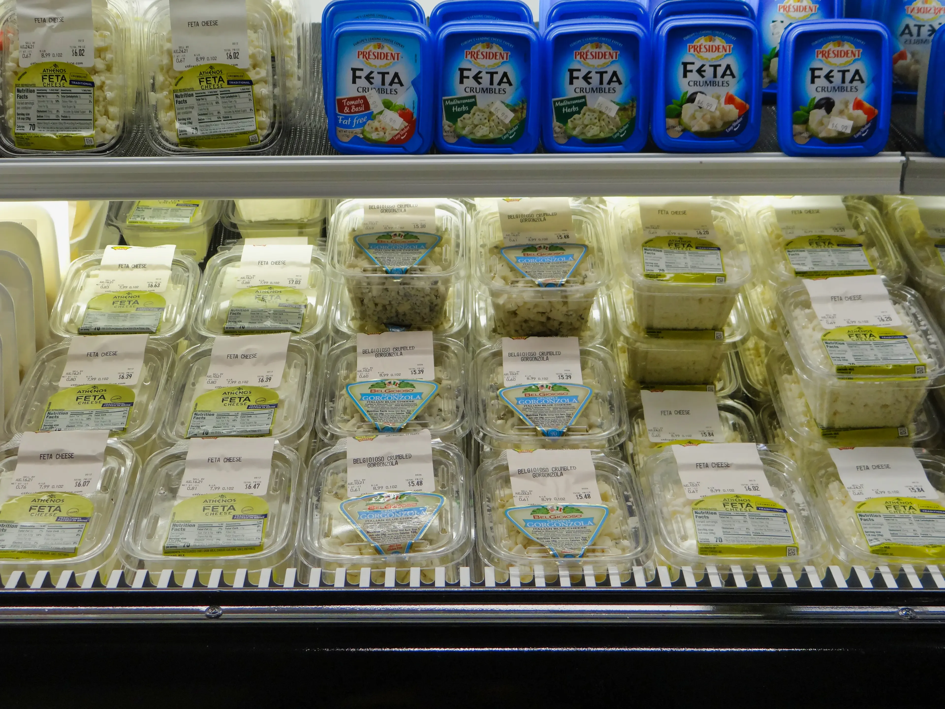 Refrigerated case stocked with house-made prepared foods