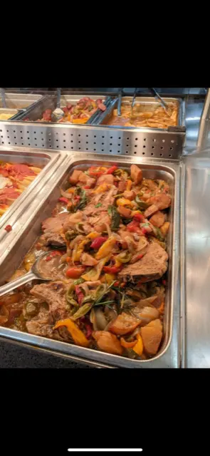 A tray of house-made prepared food