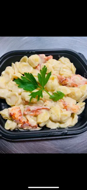 A house-made seafood salad