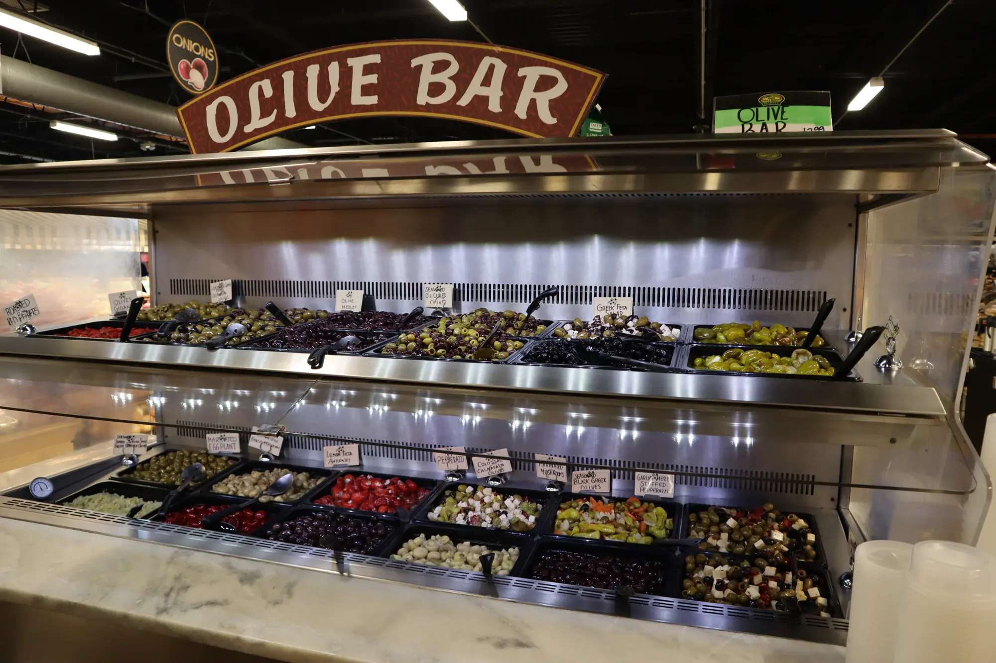 The olive bar