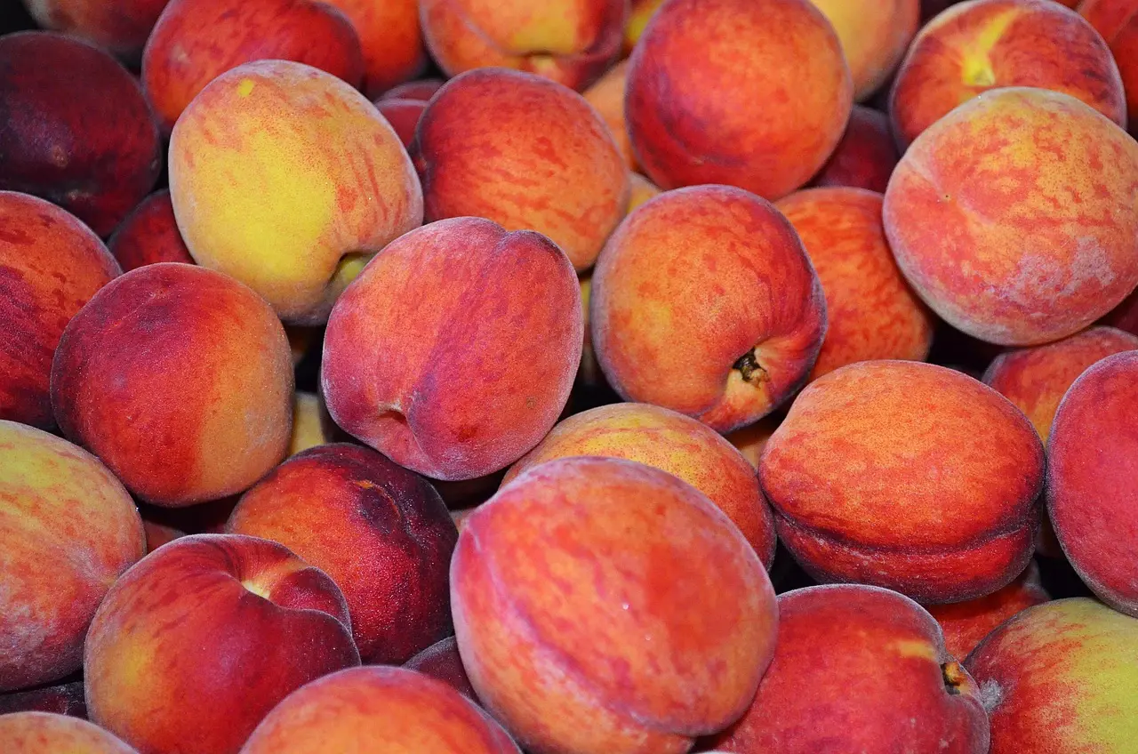 Local sweet peaches